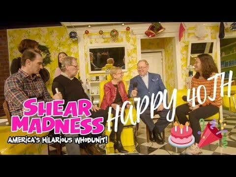 Shear Madness 40th Anniversary Boston Charles Playhouse Interview