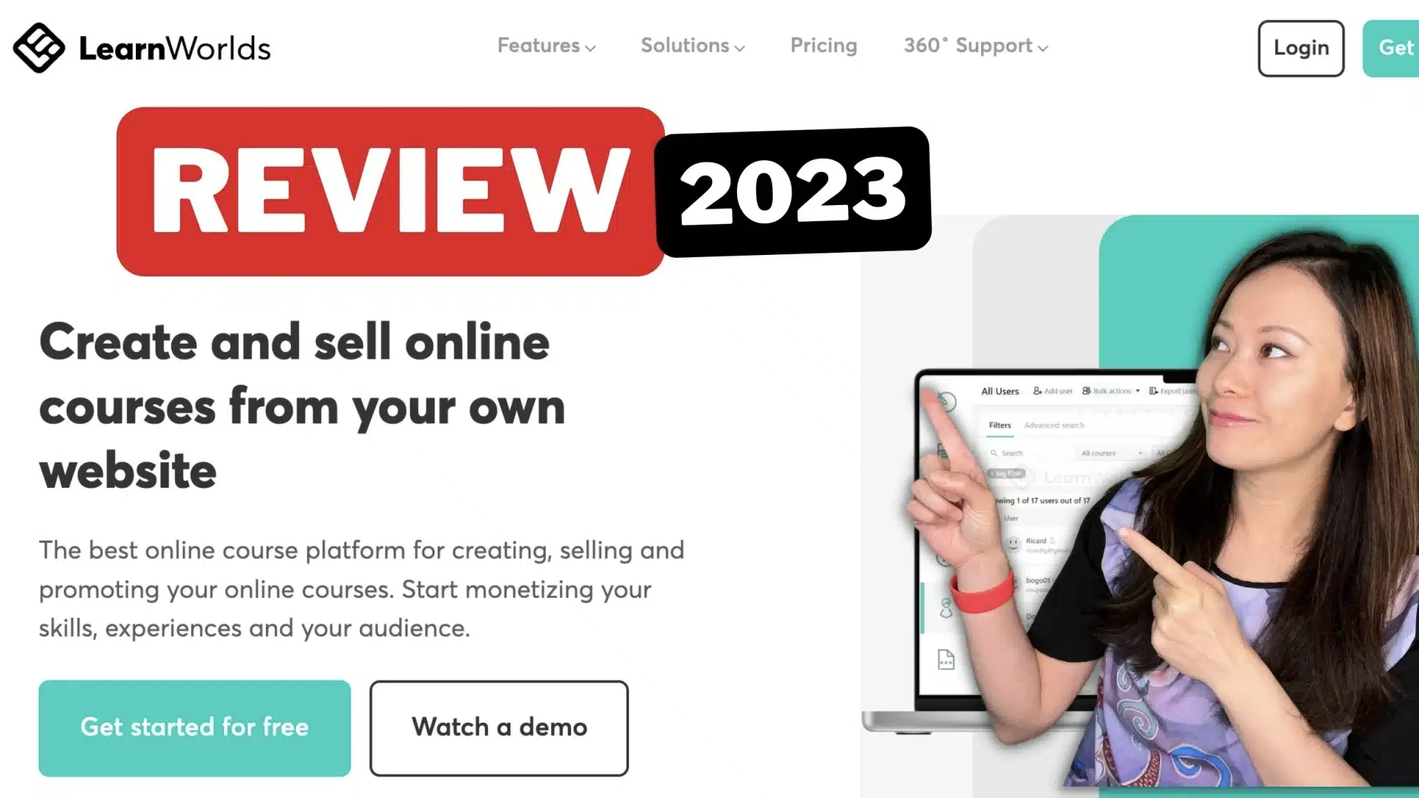 LearnWorlds: The Easy Way to Create Engaging and Interactive Online Courses (2023 Review)