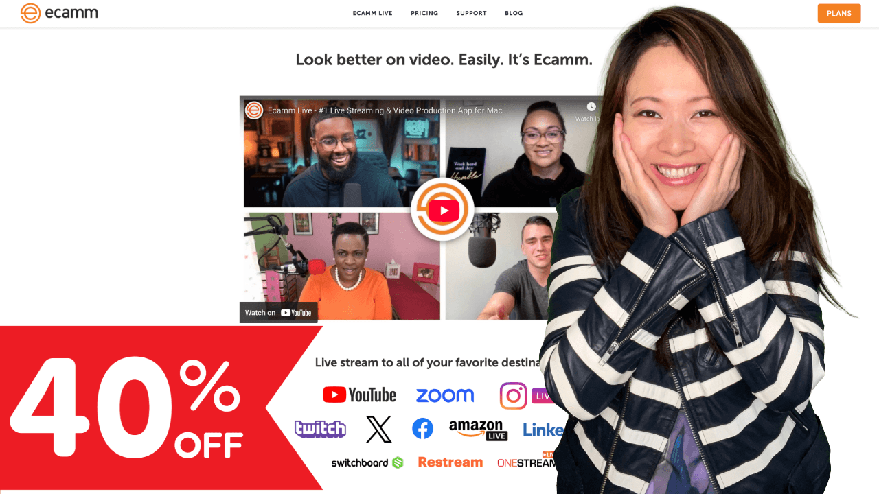 Ecamm Live Black Friday Sale: 40% OFF Annual Plans (2025)
