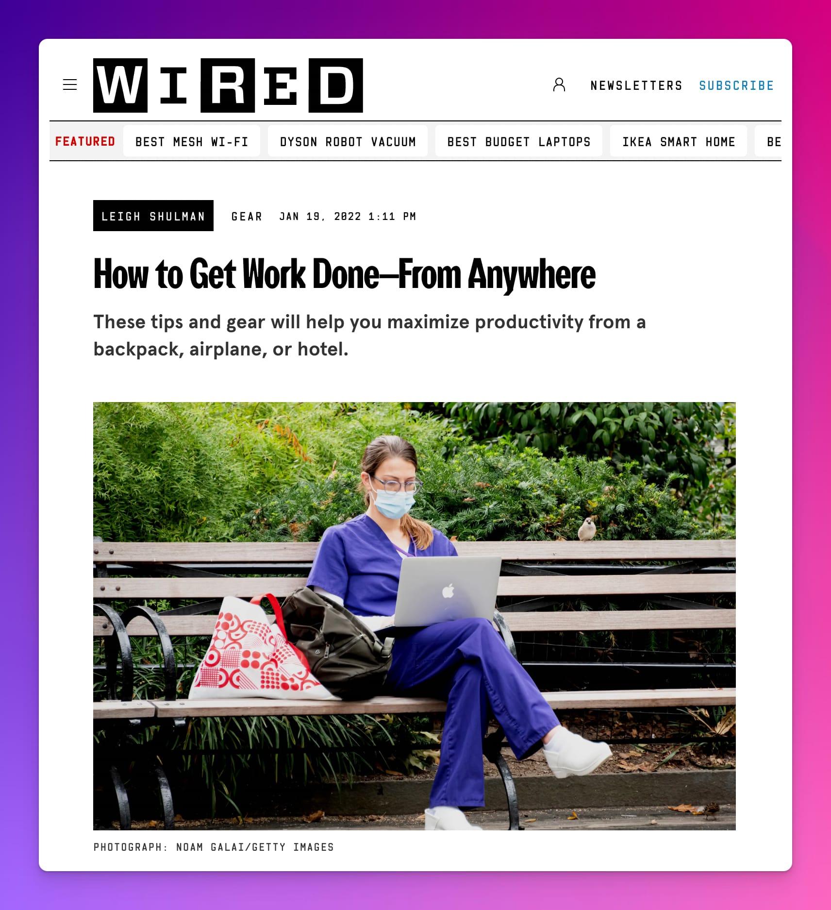 WIRED screenshot