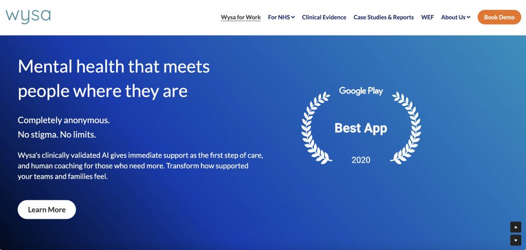 Wysa - Best AI apps for meditation in 2023