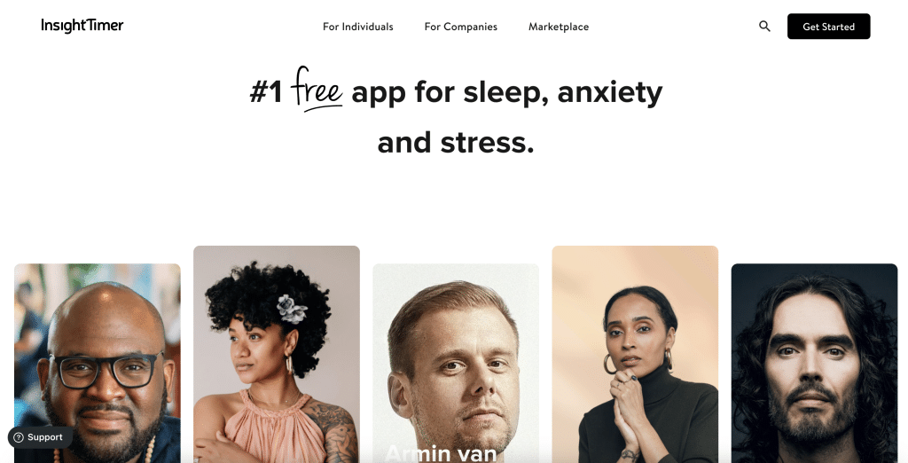 Insight Timer - Best AI apps for Meditation in 2023