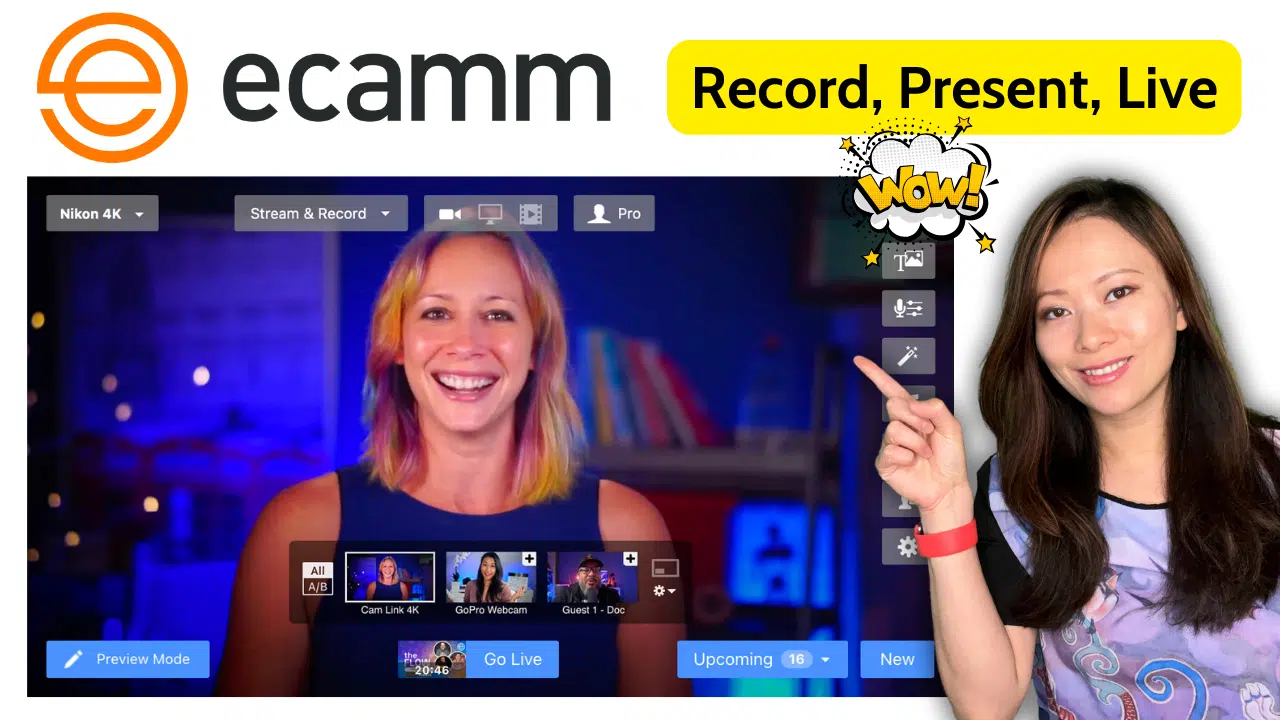 Ecamm: The Ultimate Virtual Camera, Video Recording and Livestream Software for Creators