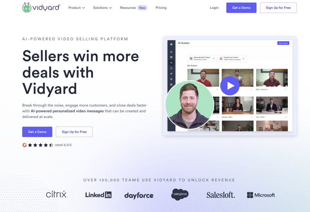 Vidyard – Best for Sales Teams & CRM Integration